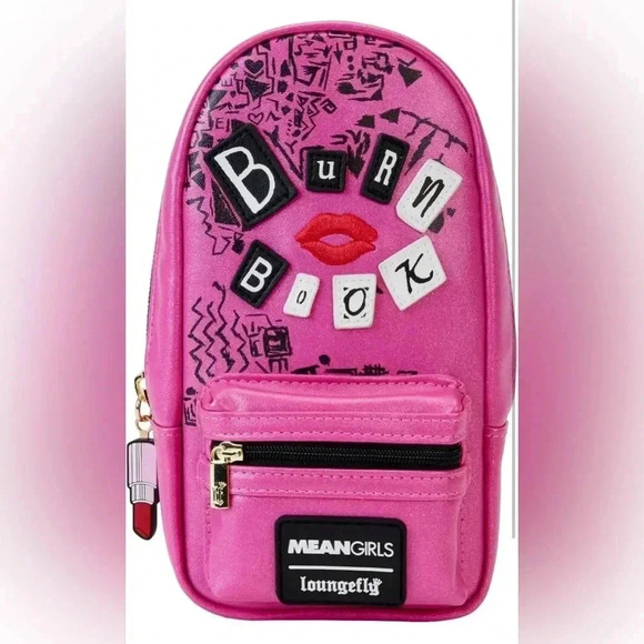 💄💋🩷 Loungefly Pencil Case Mean Girls Burn Book NWT Special Edition - Picture 1 of 6